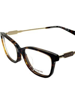 COACH HC 6163F 5120 Dark Tortoise Women Eyeglasses 54mm 17 140